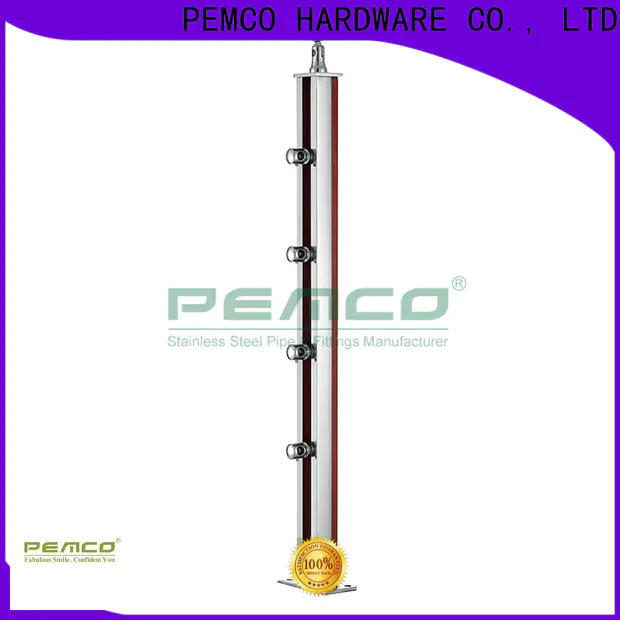 PEMCO Stainless Steel tube railing system Supply for corridor