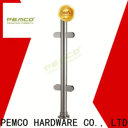 PEMCO Stainless Steel glass balcony railing factory for deck railings