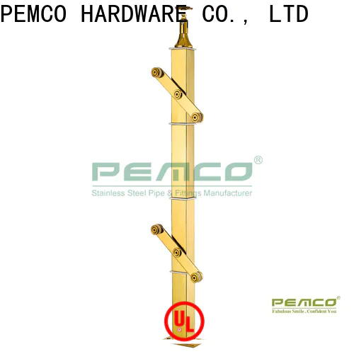 PEMCO Stainless Steel glass balcony railing factory for bridge railings
