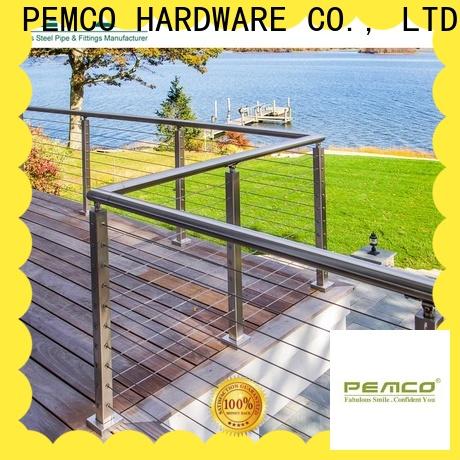 PEMCO Stainless Steel cable railing systems company for corridor