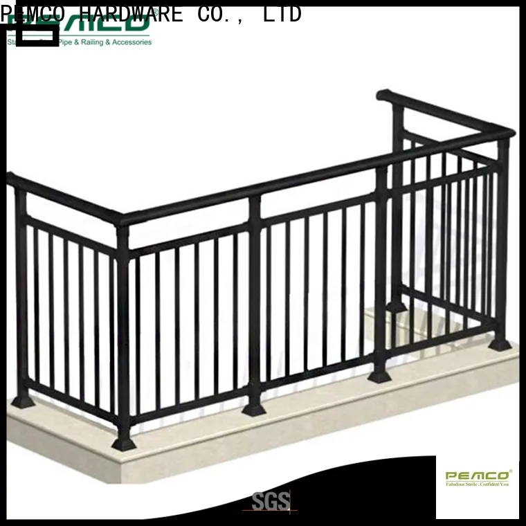 PEMCO Stainless Steel Top Galvanized Steel Railing System Suppliers for corridor