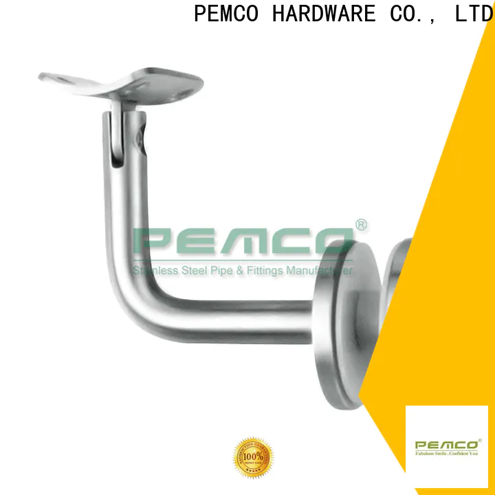 PEMCO Stainless Steel stainless steel handrail bracket factory for balcony