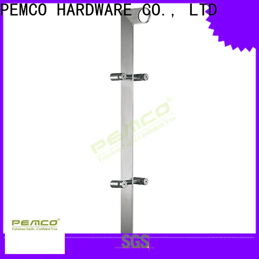 PEMCO Stainless Steel glass balcony railing company for bridge railings