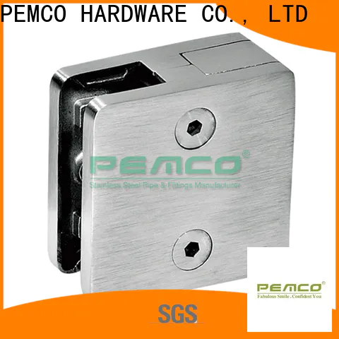 PEMCO Stainless Steel stable glass holding clamp manufacturers for handrail