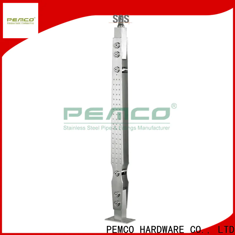 PEMCO Stainless Steel strong stainless steel balustrade manufacturers for balcony