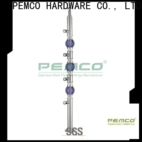 PEMCO Stainless Steel stable stainless steel pipe railing company for terrace