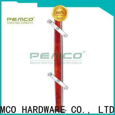 PEMCO Stainless Steel stable glass railing price company for deck railings