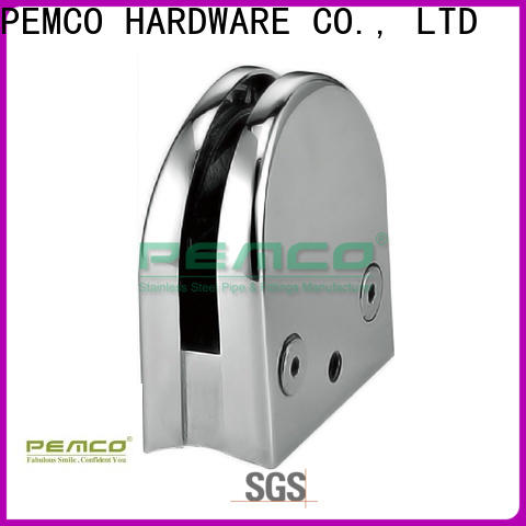 PEMCO Stainless Steel glass fitting clamps manufacturers for balcony railings