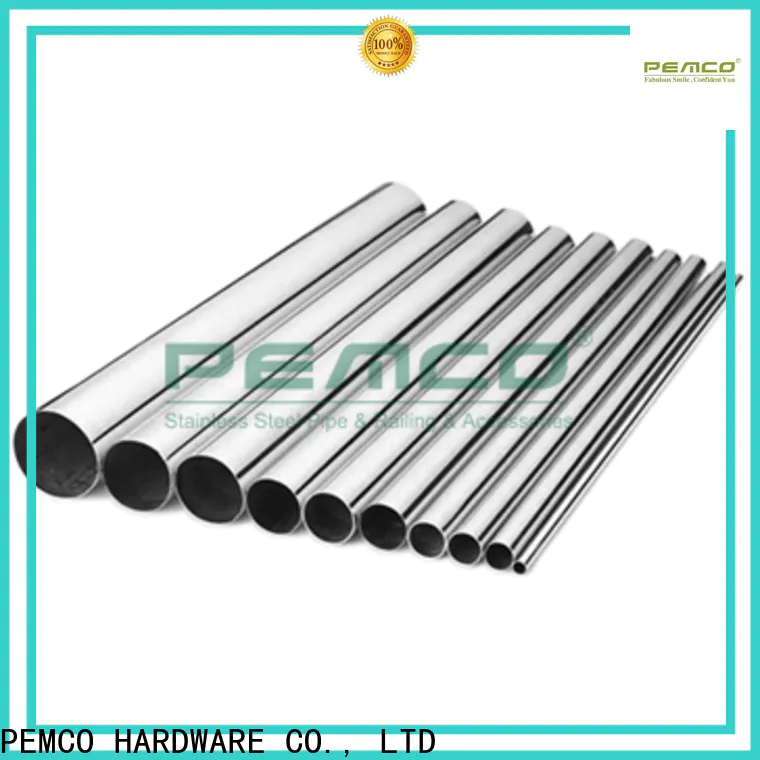 PEMCO Stainless Steel stable ss 304 round pipe price Supply for hotel