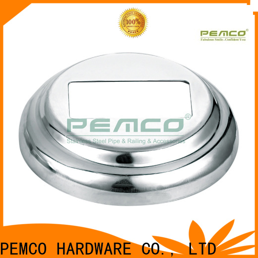 PEMCO Stainless Steel Wholesale railing base plate cover factory for handrail
