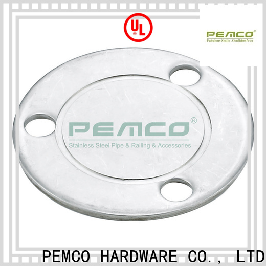 PEMCO Stainless Steel Custom round post base plate company for handrail